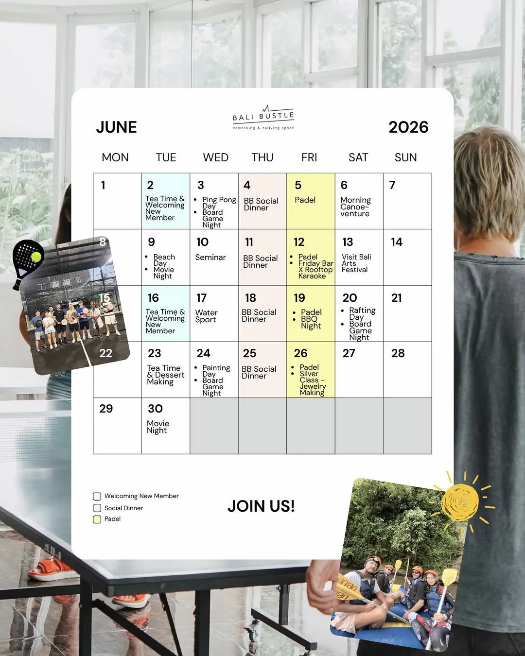 SAVE THE DATE - JUNE EVENT CALENDAR🚨

Hey everyone! 👋 June is officially here, and we’ve got a jam-packed month of fun a
