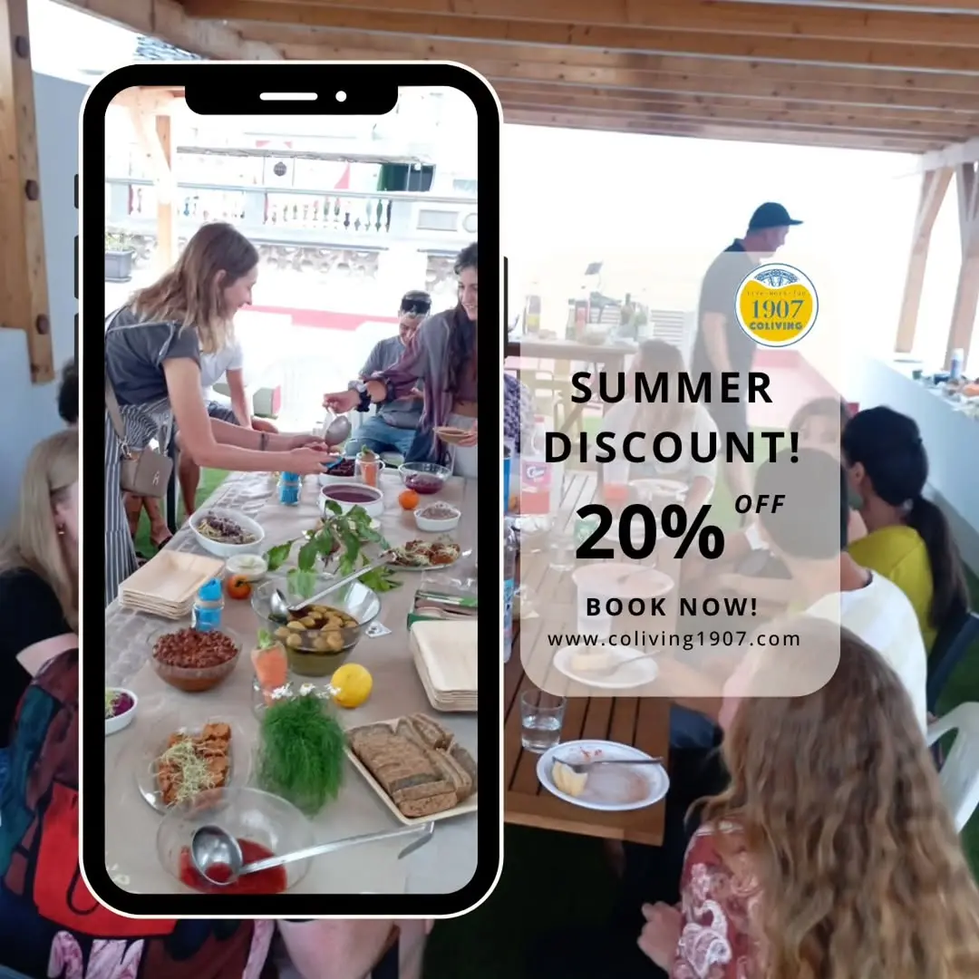 𝟮𝟬% 𝗮𝗱𝗱𝗶𝘁𝗶𝗼𝗻𝗮𝗹 𝗱𝗶𝘀𝗰𝗼𝘂𝗻𝘁 𝗳𝗼𝗿 𝗮𝗹𝗹 𝘀𝘁𝗮𝘆𝘀 𝗯𝗲𝘁𝘄𝗲𝗲𝗻 𝟭𝟱𝘁𝗵 𝗔𝗽𝗿𝗶𝗹 𝗮𝗻𝗱 𝟯𝟭𝘀𝘁 𝗔𝘂𝗴𝘂𝘀𝘁 𝟮𝟬𝟮𝟲.

Bookings: www.coliving1907.com

Promo Co
