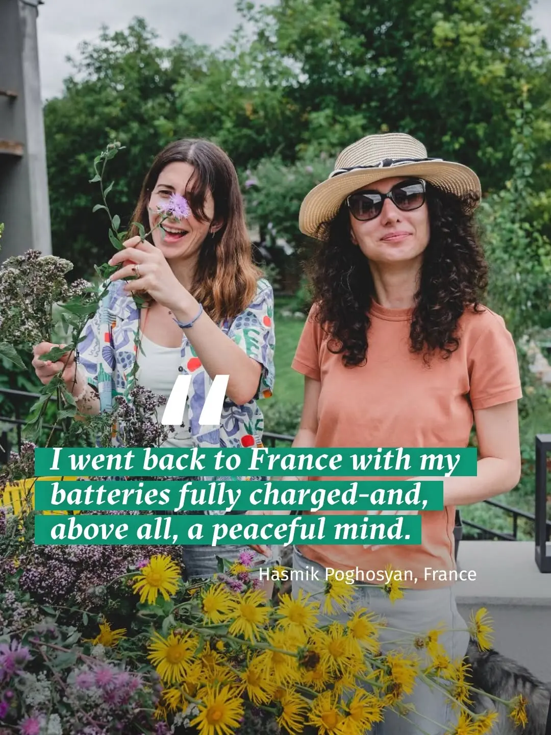 “The batteries are fully charged — and the mind is at peace.” 🤍

Last summer, Hasmik spent three weeks at Debed Life, se