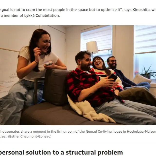Well the goal is not really to beat housing crisis... but here we go, here are @lykkavillage and Nomad Coliving humans i