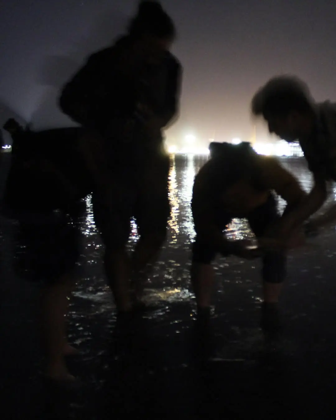 Making rayograms in the estuary at 23:00 in the evening with @denebmar and @ana__paes 

Rayograms is is the technique of